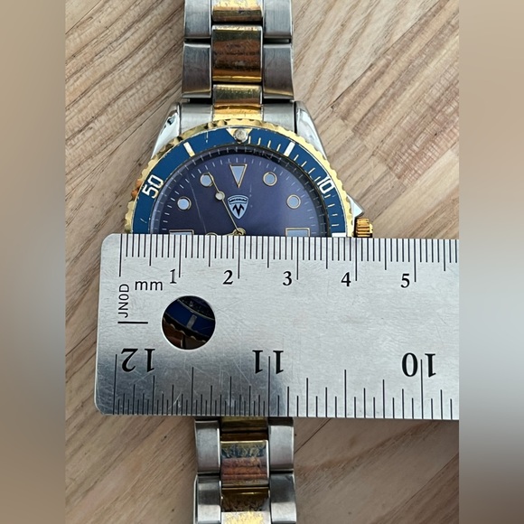 Micosum Men’s Watch Two atone Bracelet and Case Blue Dial - Picture 10 of 11